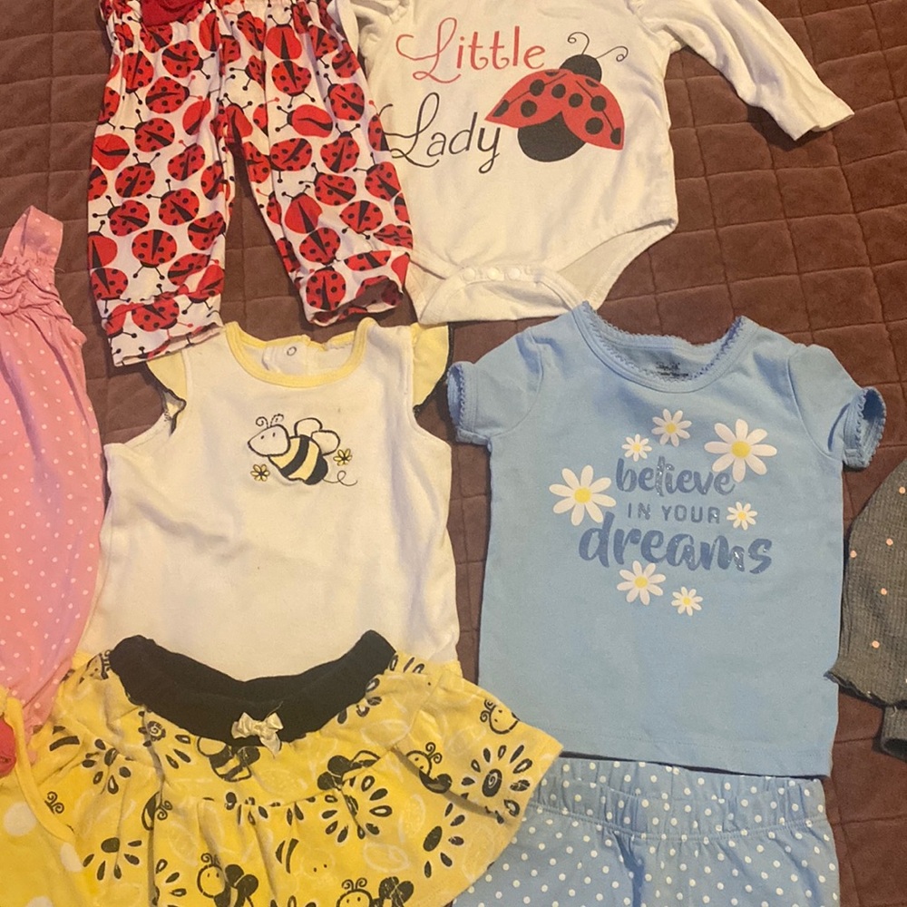 Bundle of baby girl outfits